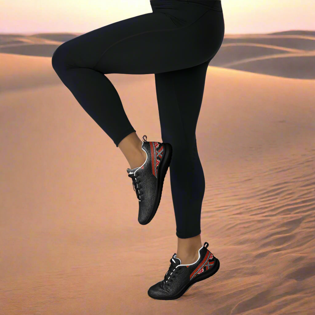 WildSage Market Barbarosa Two Tone Athletic Shoes for women in a stylish desert setting