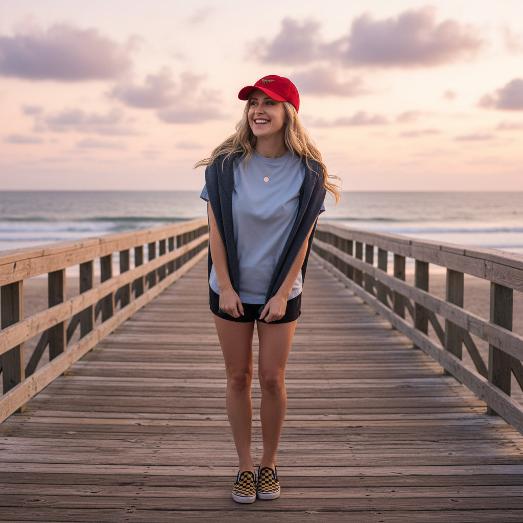 Eden Garden | Embroidered Soft Cap | Flying Bee