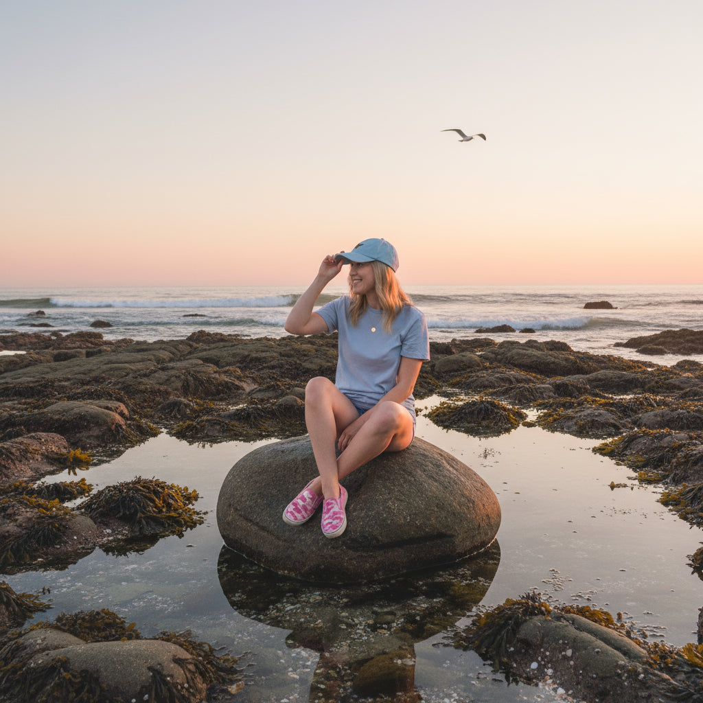 Eden Garden | Embroidered Soft Cap | Flying Bee