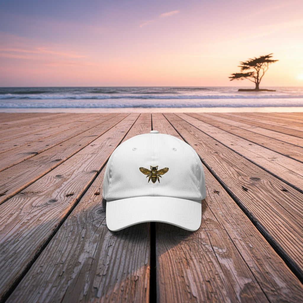 Eden Garden | Embroidered Soft Cap | Flying Bee