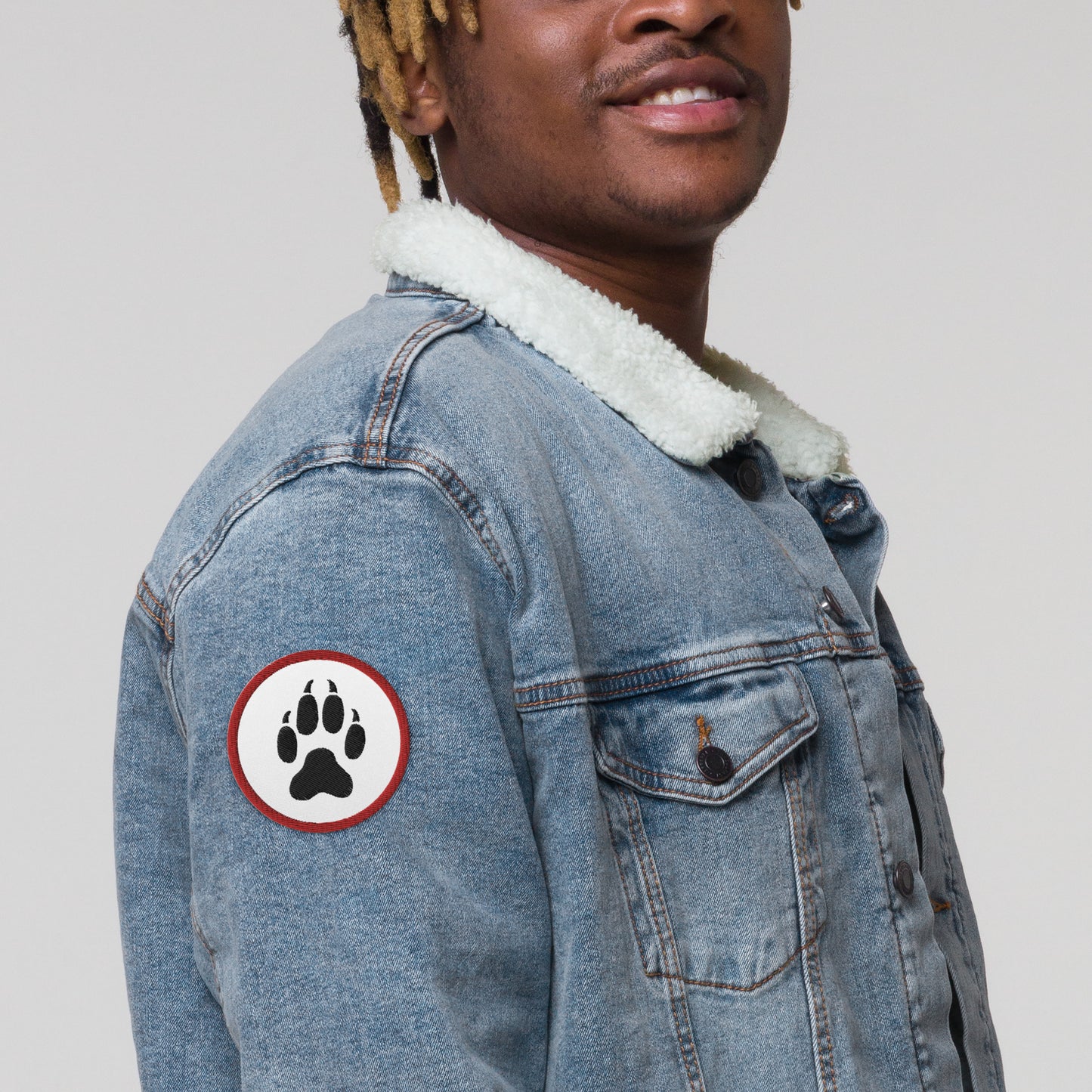 Southwest | Embroidered Patch | Wolf Paw Black