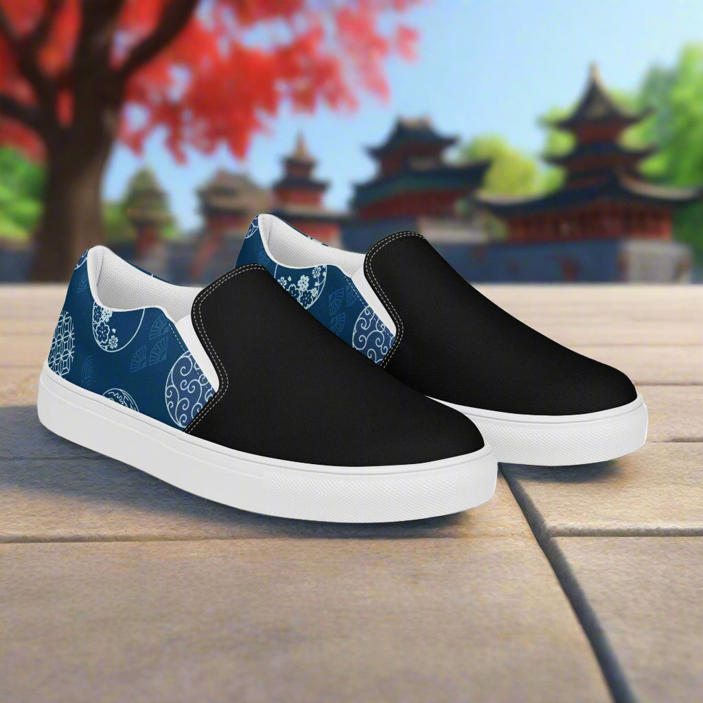 Slip-on Canvas Shoes Blue Seals Two Tone featuring stylish design and comfortable fit for everyday wear
