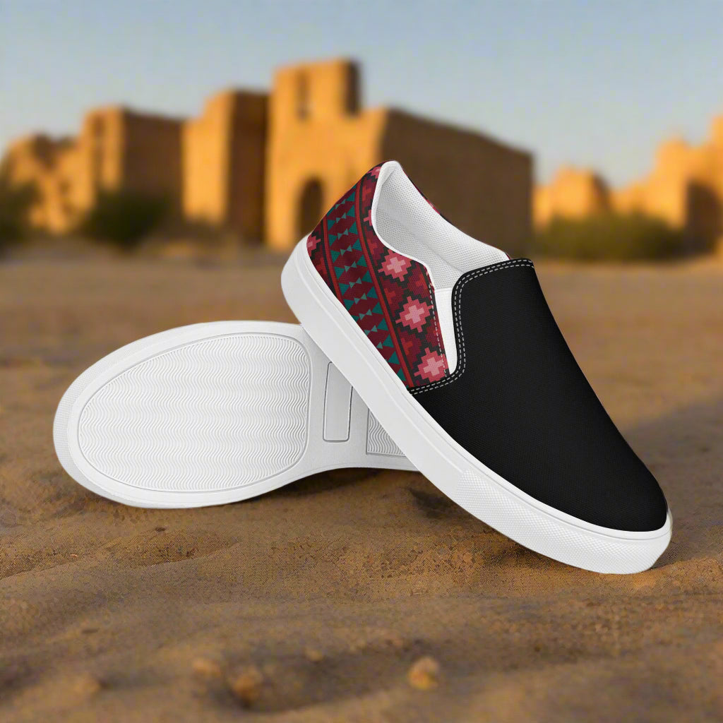 WildSage Market Slip-on Canvas Shoes Chinle Two Tone with Stylish Design Perfect for Casual Outfits