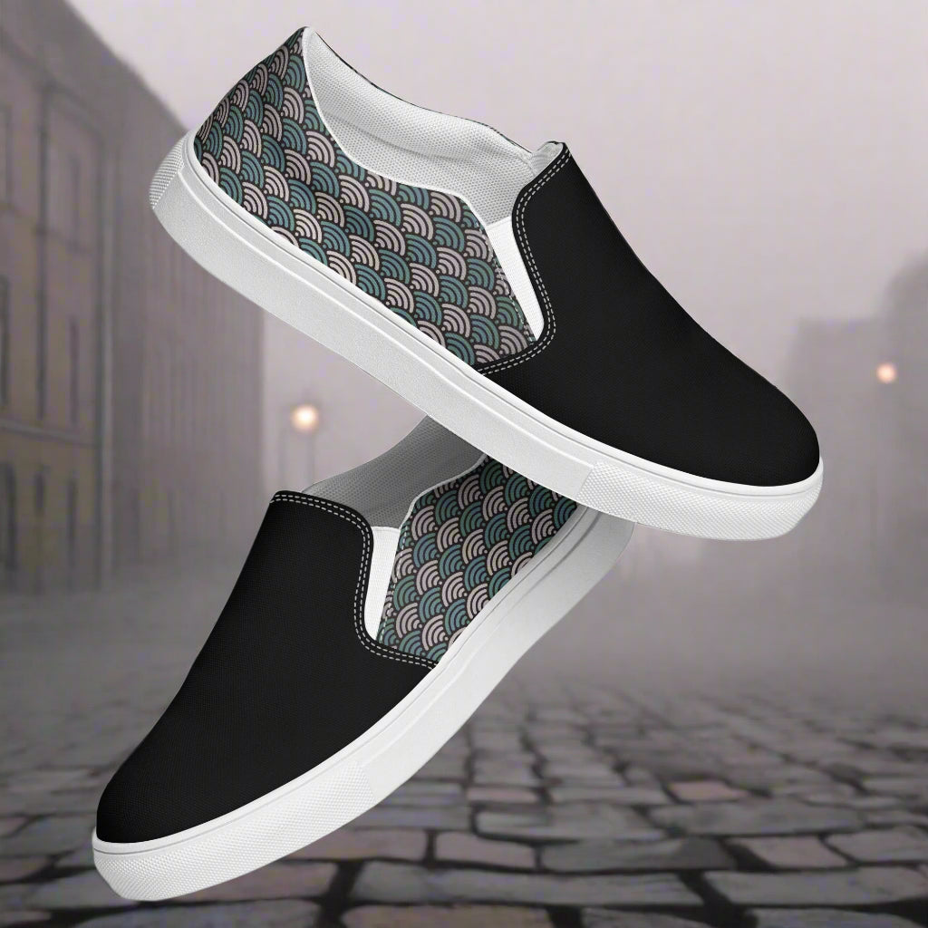 WildSage Market Slip-on Canvas Shoes Sea Foam Two Tone with modern design and comfortable fit