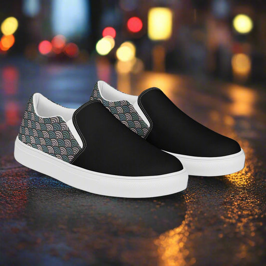 WildSage Market Slip-on Canvas Shoes Sea Foam Two Tone with Modern Design for Everyday Comfort