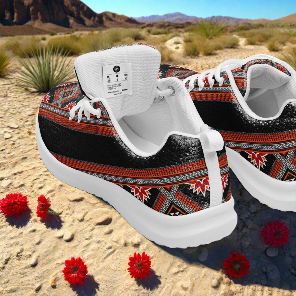 WildSage Market Southwest Athletic Shoes with vibrant tribal patterns for stylish workouts