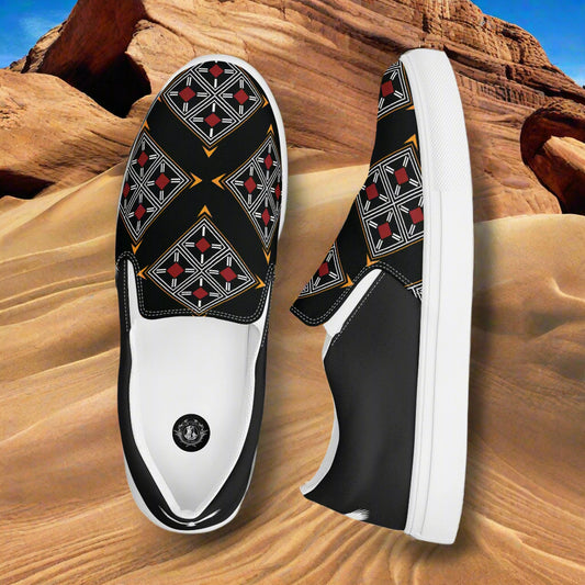 Southwest Print Women’s Slip-on Canvas Shoes Halftone