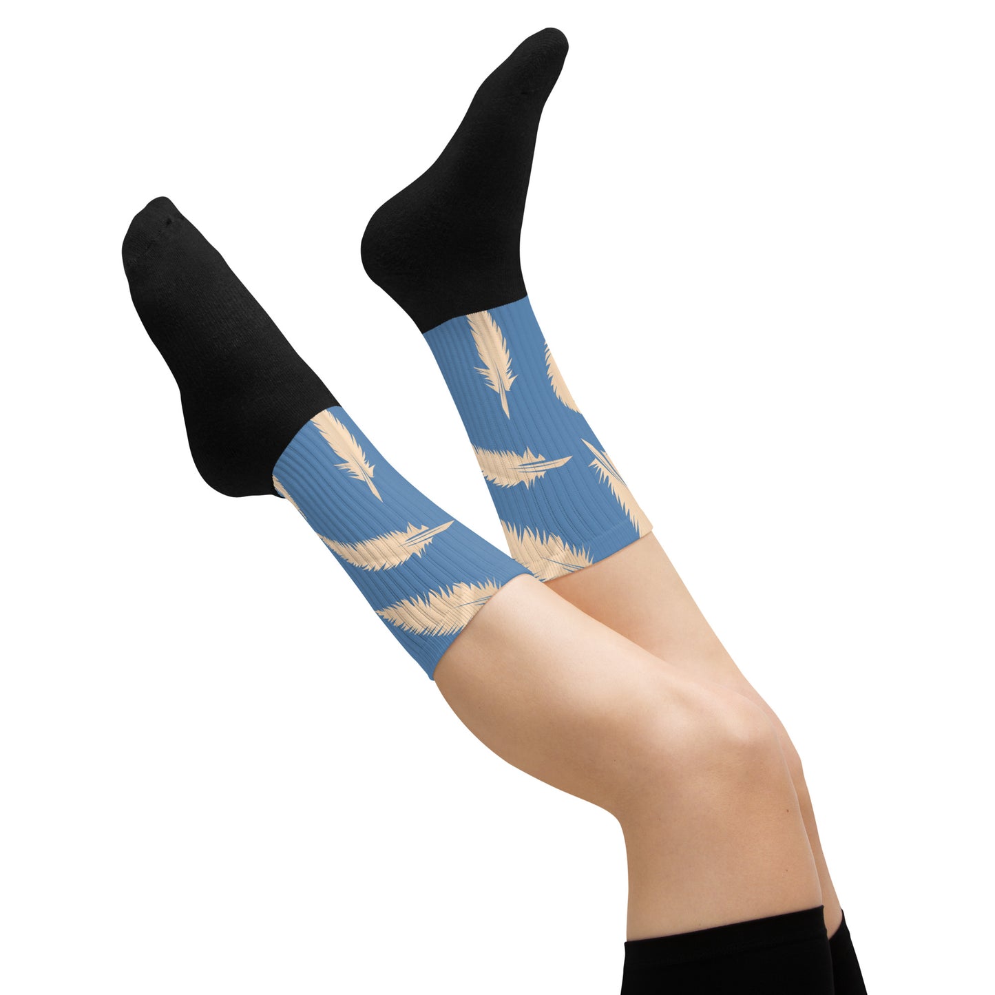 Silk Road | Socks | Blue Feather