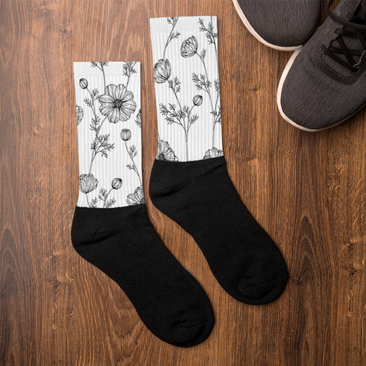 Eden Garden | Socks | White Poppy