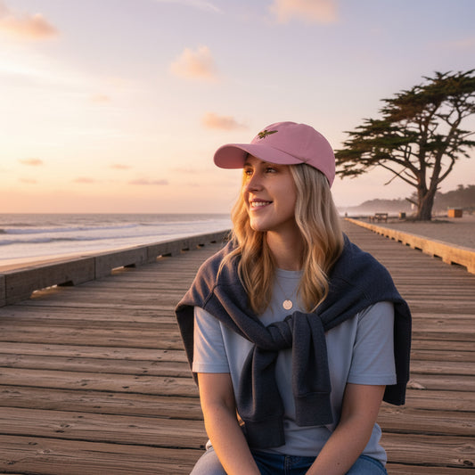 Eden Garden | Embroidered Soft Cap | Flying Bee