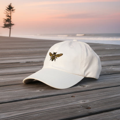 Eden Garden | Embroidered Soft Cap | Flying Bee