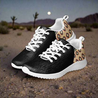 Desert Sol Two Tone Athletic Shoes with stylish black and patterned design for women's activewear
