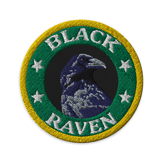 Eden Garden | Embroidered Patch | Black Raven Logo