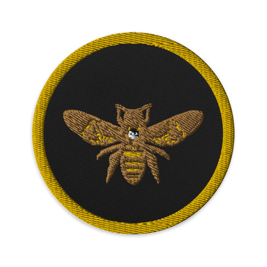 Eden Garden | Embroidered Patch | Flying Bee