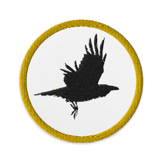 Eden Garden | Embroidered Patch | Flying Raven
