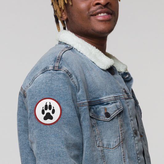 Southwest | Embroidered Patch | Wolf Paw Black