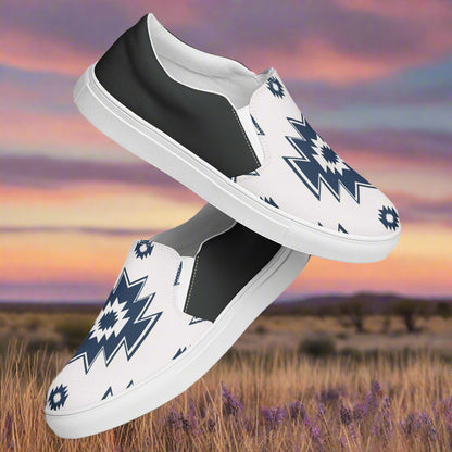 Genao Halftone Southwest Print Slip-on Canvas Shoes with Stylish Design and Comfortable Fit