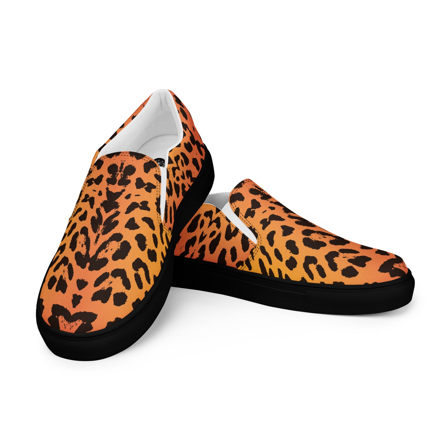 Eden Garden | Men’s Slip-on Canvas Shoes | Cheetah - WildSage Market