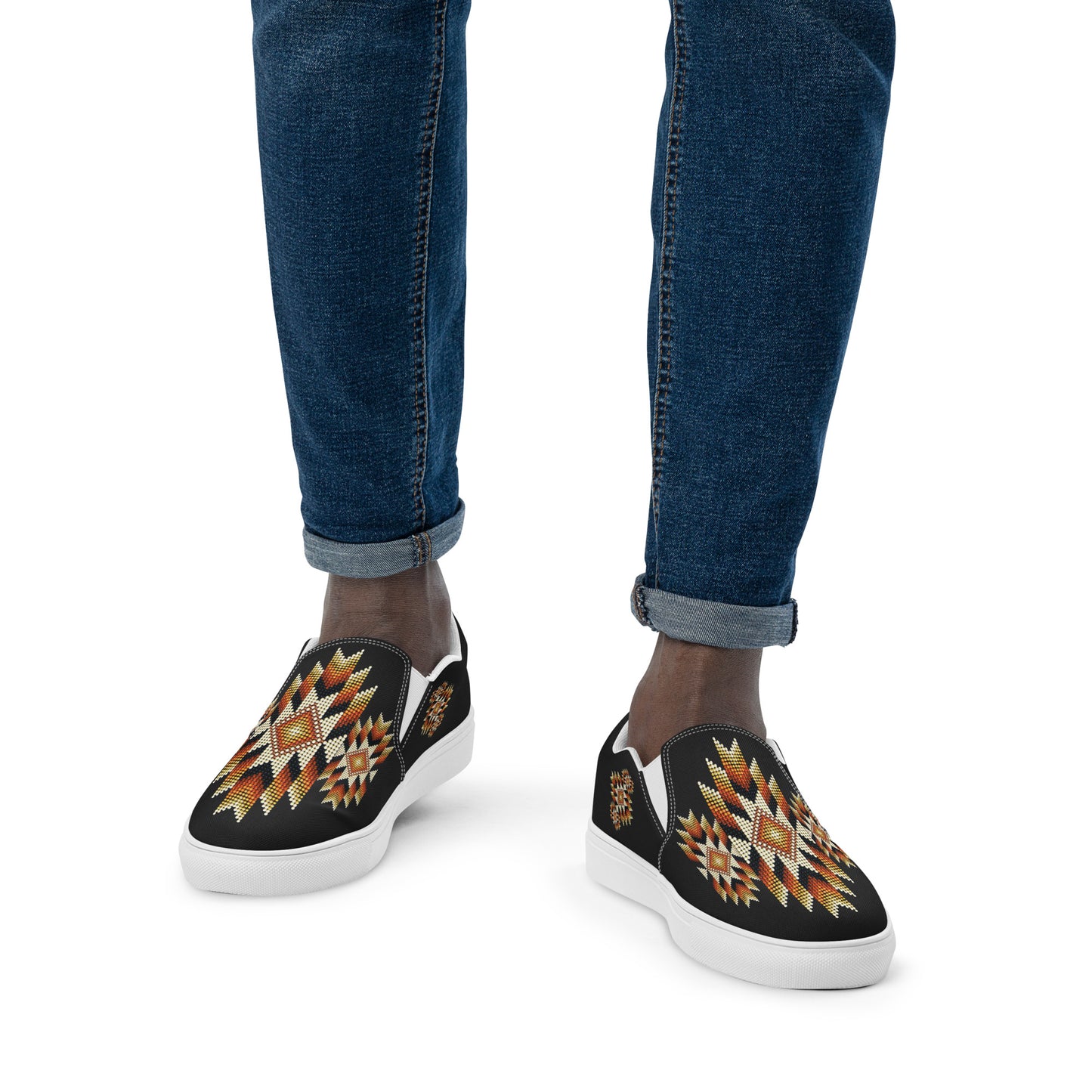 Southwest | Men’s Slip-on Canvas Shoes | Night Sky