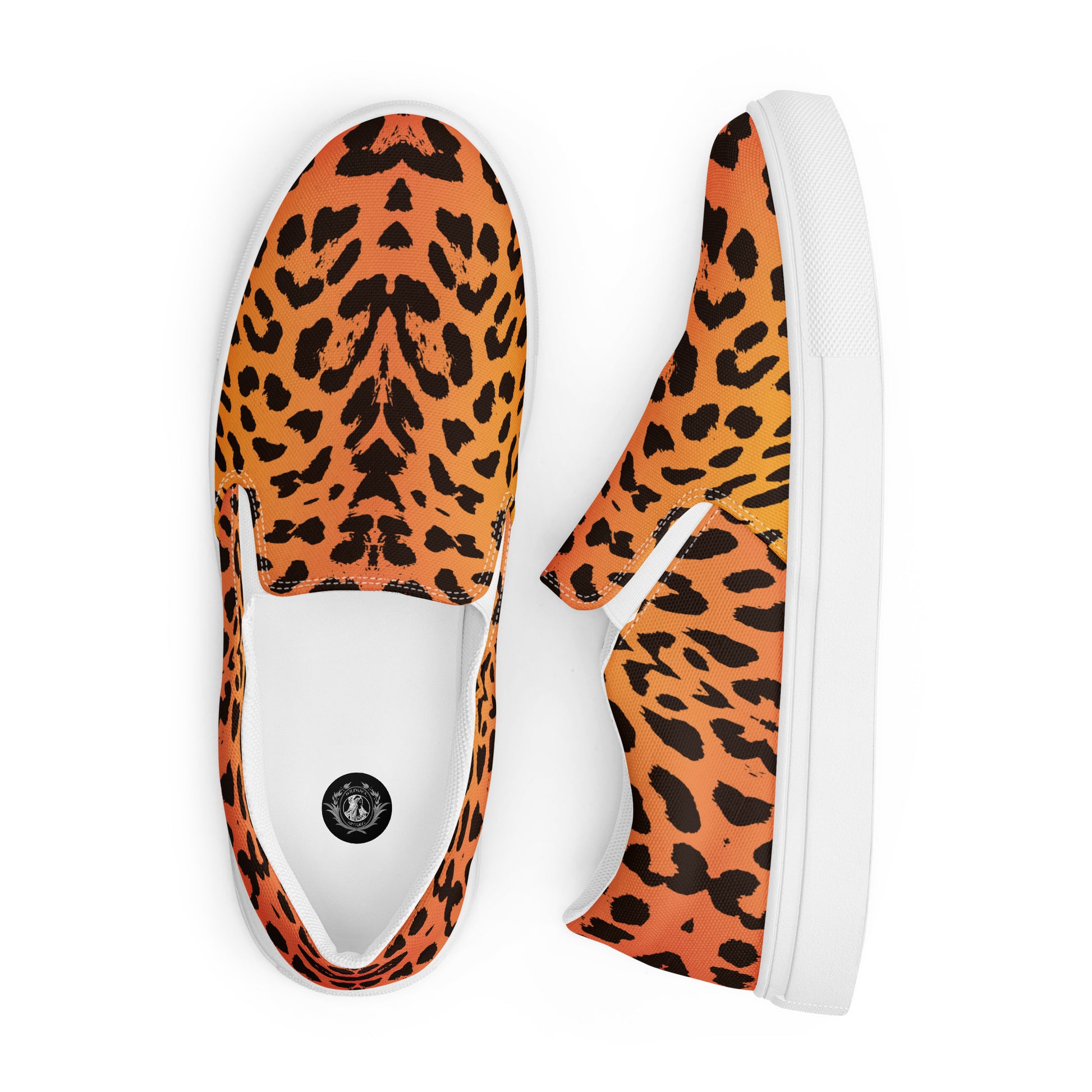 Eden Garden | Men’s Slip-on Canvas Shoes | Cheetah - WildSage Market