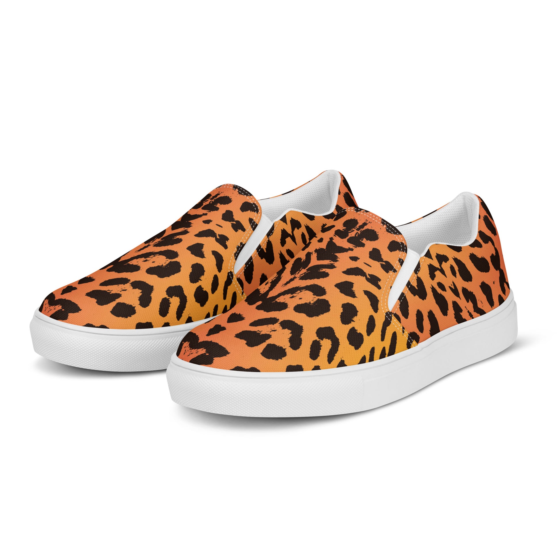 Eden Garden | Men’s Slip-on Canvas Shoes | Cheetah - WildSage Market