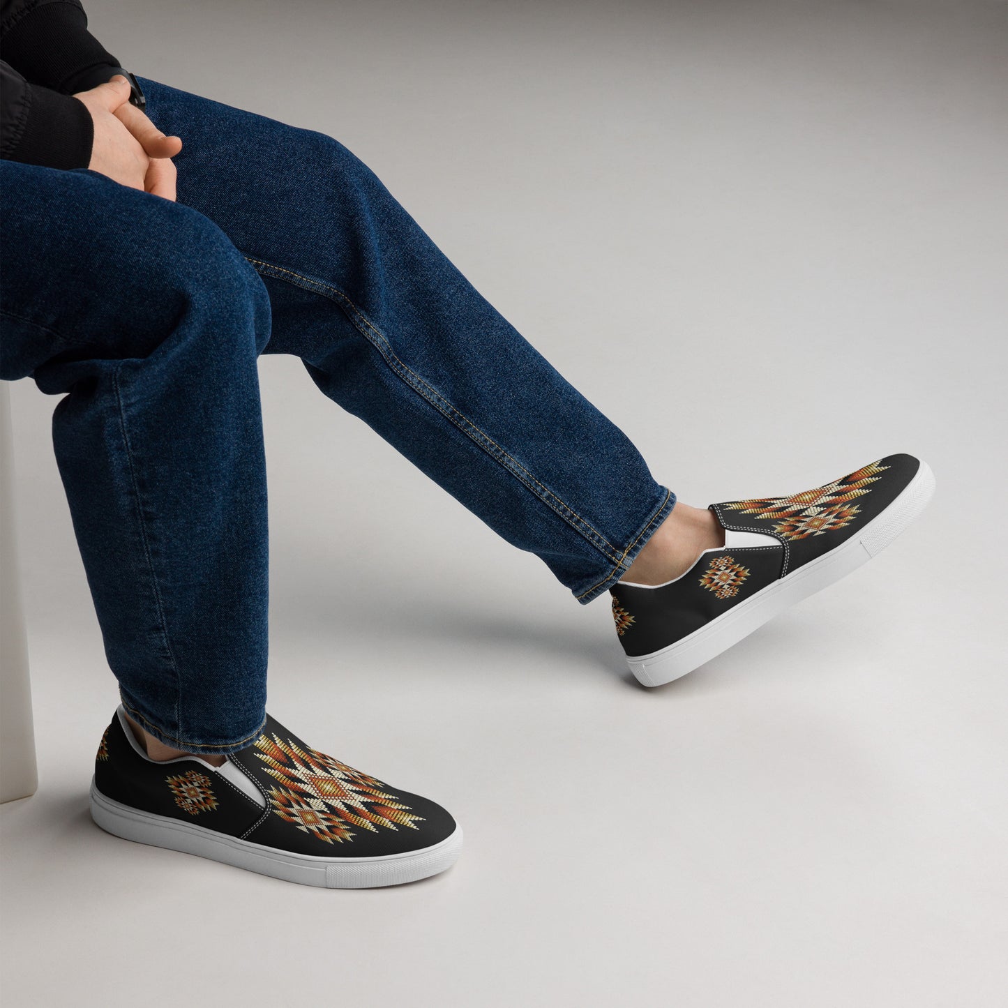 Southwest | Men’s Slip-on Canvas Shoes | Night Sky