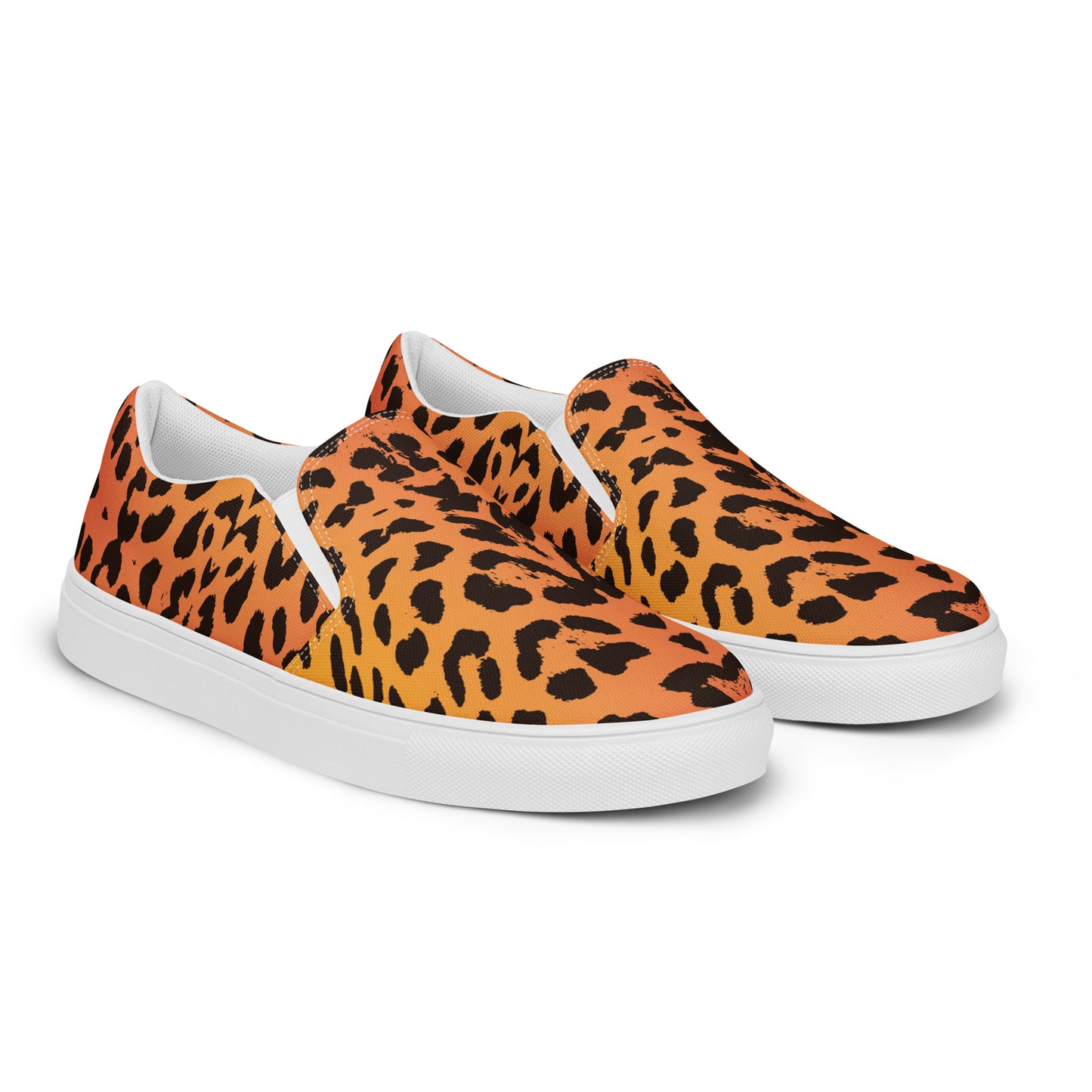 Eden Garden | Men’s Slip-on Canvas Shoes | Cheetah - WildSage Market