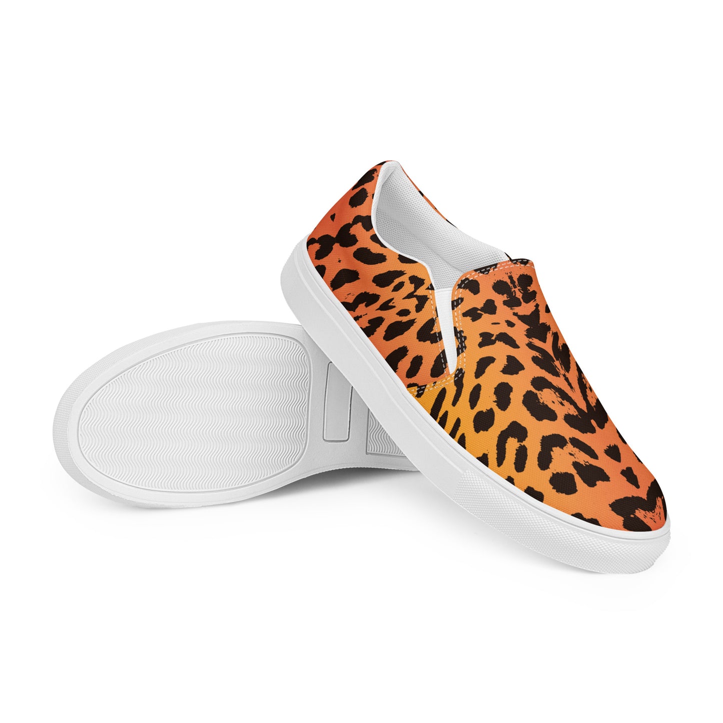 Eden Garden | Men’s Slip-on Canvas Shoes | Cheetah - WildSage Market