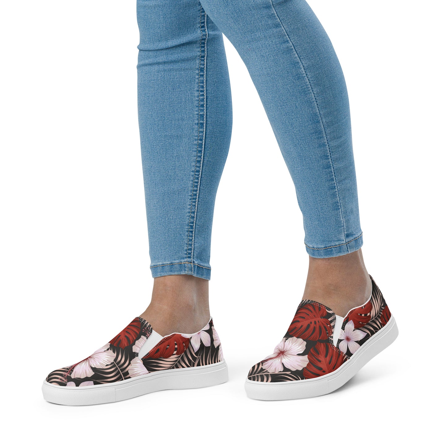 WildSage Market Slip-on Canvas Floral Print Shoes in vibrant colors perfect for casual wear