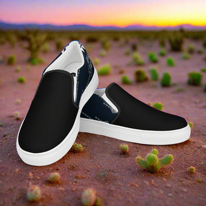 WildSage Market Slip-on Canvas Shoes Durango Two Tone in black and navy for casual wear