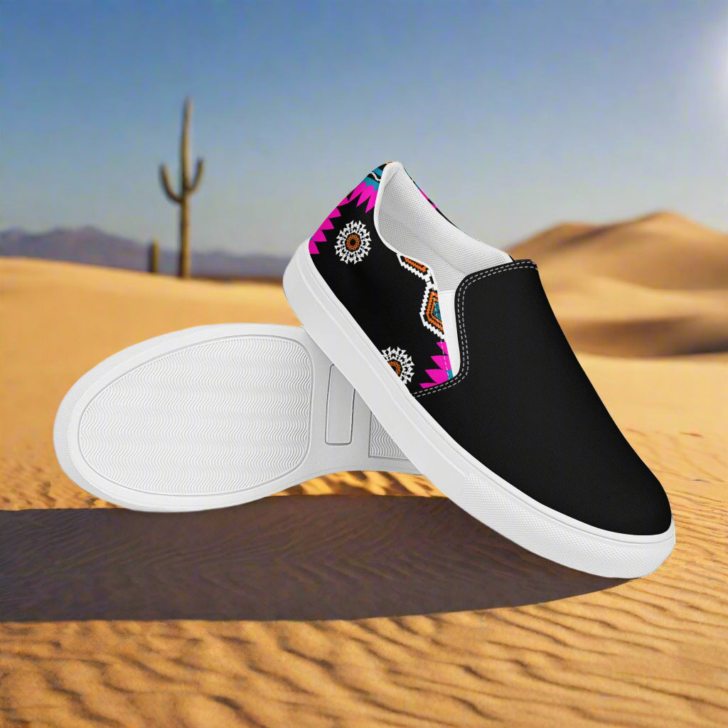 Slip-on Canvas Shoes Sonyeta Two Tone with vibrant design ideal for casual summer wear