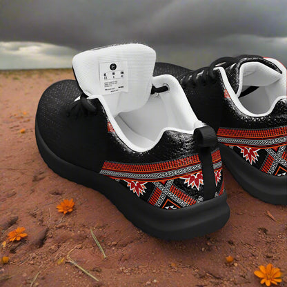 Women’s Southwest Print, Custom Athletic Shoes, Barbarosa Two-Tone Pattern