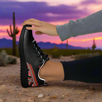 Women’s Southwest Print, Custom Athletic Shoes, Barbarosa Two-Tone Pattern