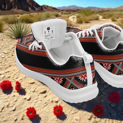 Women’s Southwest Print, Custom Athletic Shoes, Native  American Geometric Pattern