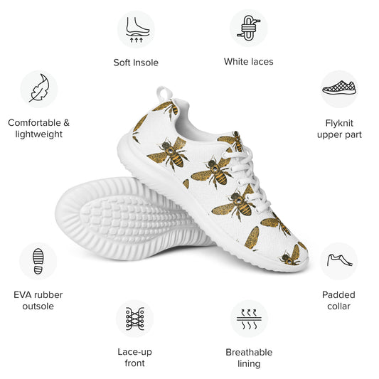 Eden Garden | Women’s Athletic Shoes | Bee Print