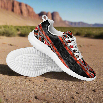 Women’s Southwest Print, Custom Athletic Shoes, Native  American Geometric Pattern