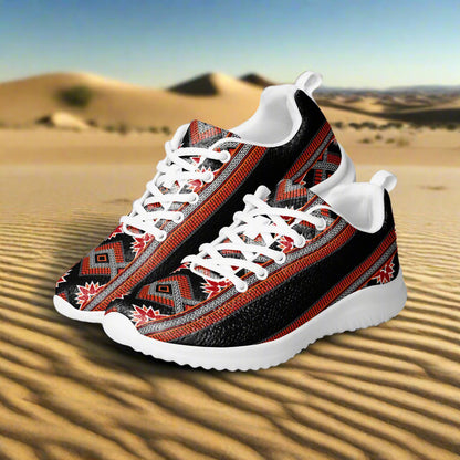 Women’s Southwest Print, Custom Athletic Shoes, Native  American Geometric Pattern