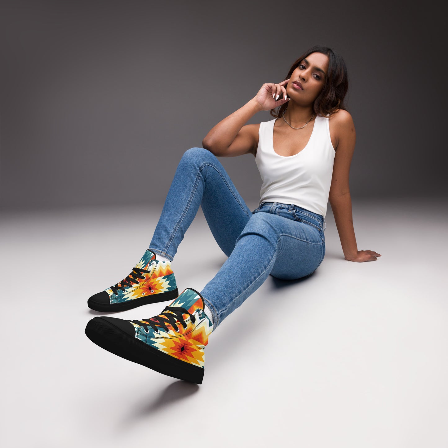 Southwest | Women’s High Top Canvas Shoes | Sundance