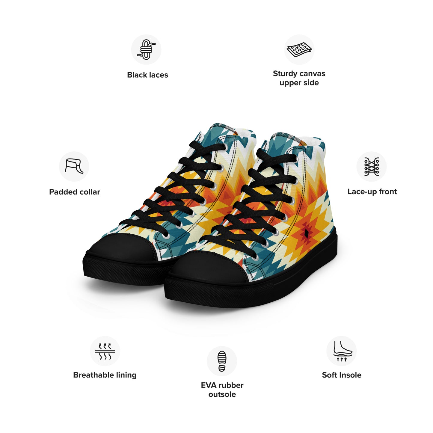 Southwest | Women’s High Top Canvas Shoes | Sundance