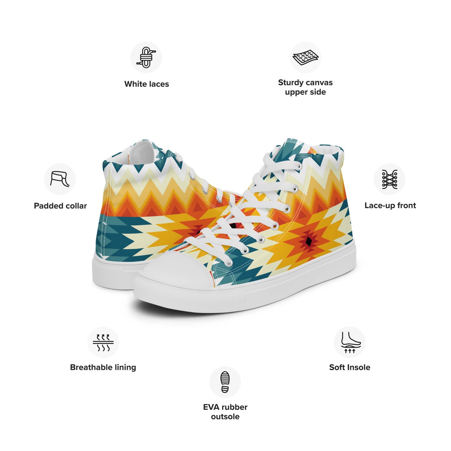 Southwest | Women’s High Top Canvas Shoes | Sundance