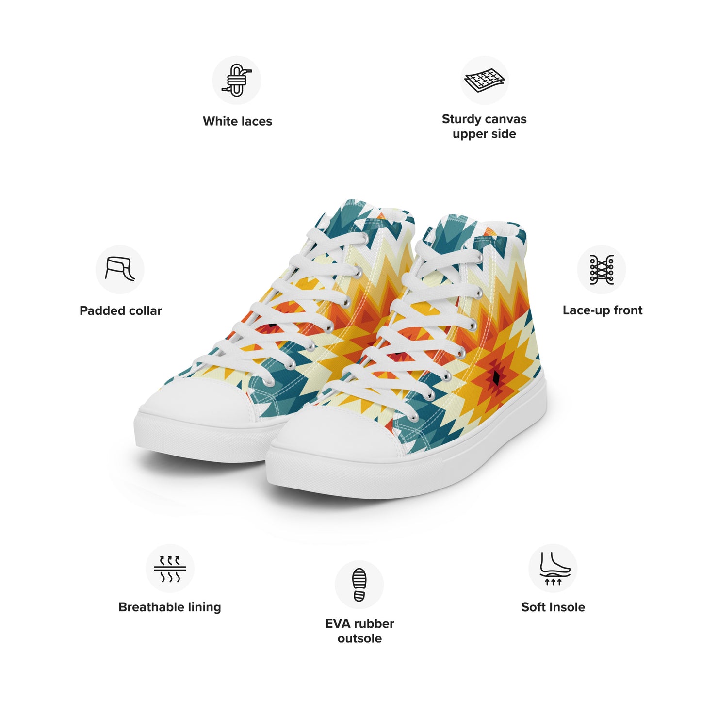 Southwest | Women’s High Top Canvas Shoes | Sundance