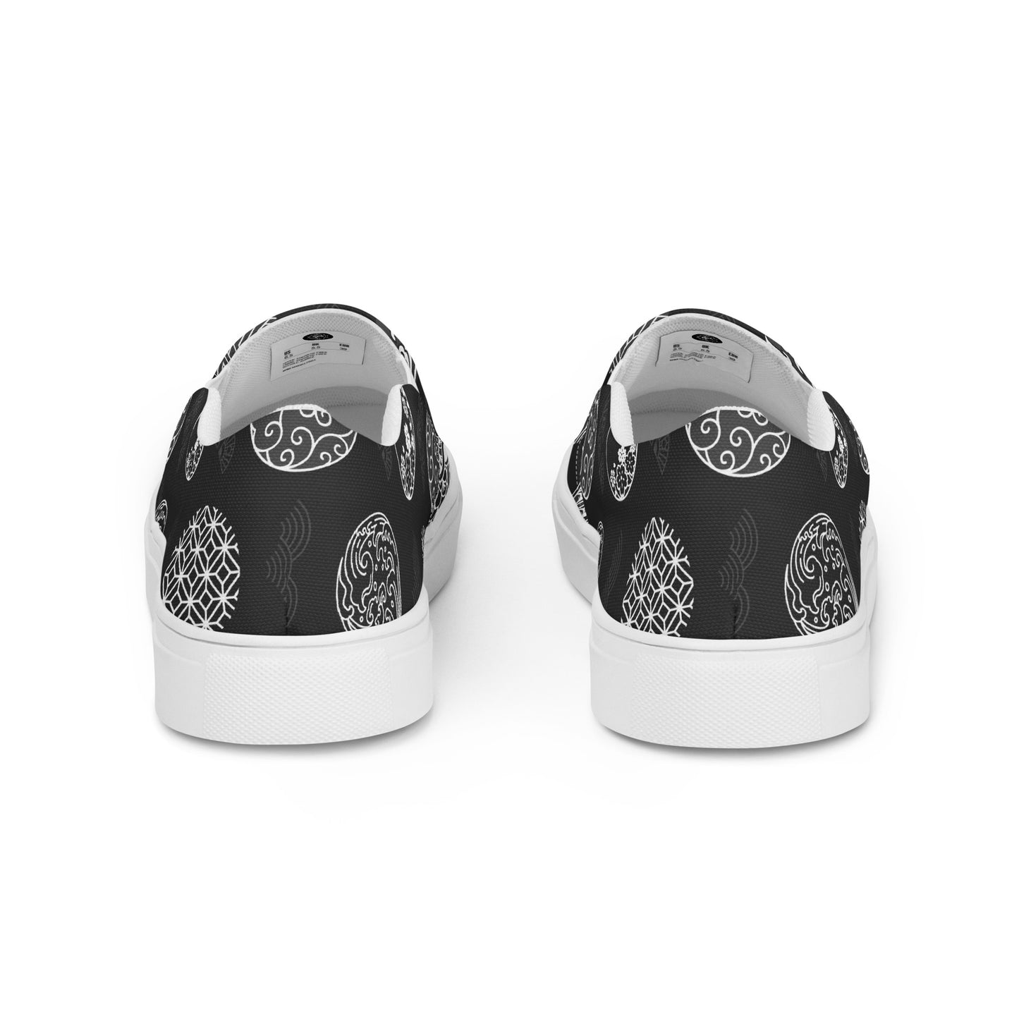 Silk Road | Women’s Slip-on Canvas Shoes | Black Seal