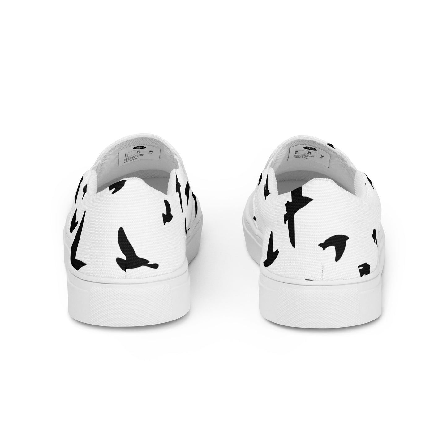 Eden Garden | Women’s Slip-on Canvas Shoes | Blackbirds Print