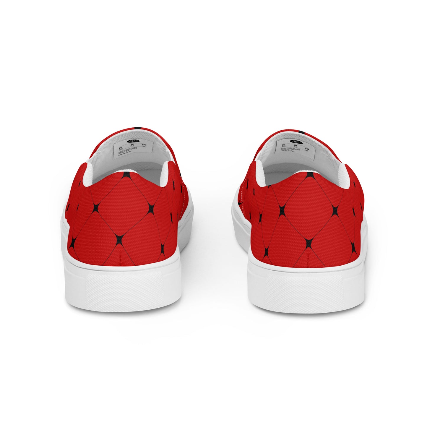 Silk Road | Women’s Slip-on Canvas Shoes | Red Diamond