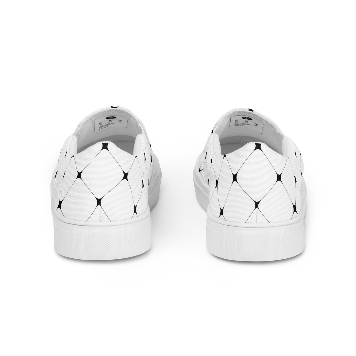 Silk Road | Women’s Slip-on Canvas Shoes | White Diamond