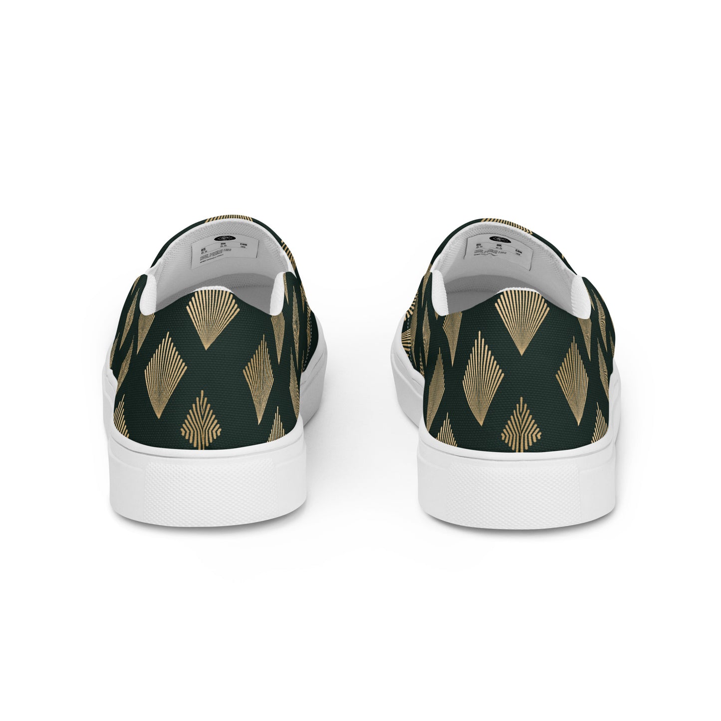 GeoMetro | Women’s Slip-on Canvas Shoes | Deco Diamond