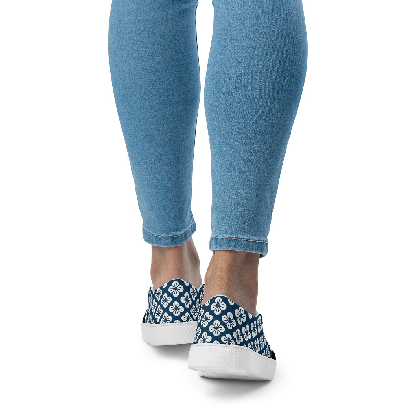 Silk Road | Women’s Slip-on Canvas Shoes | Blue Orchid 2Tone