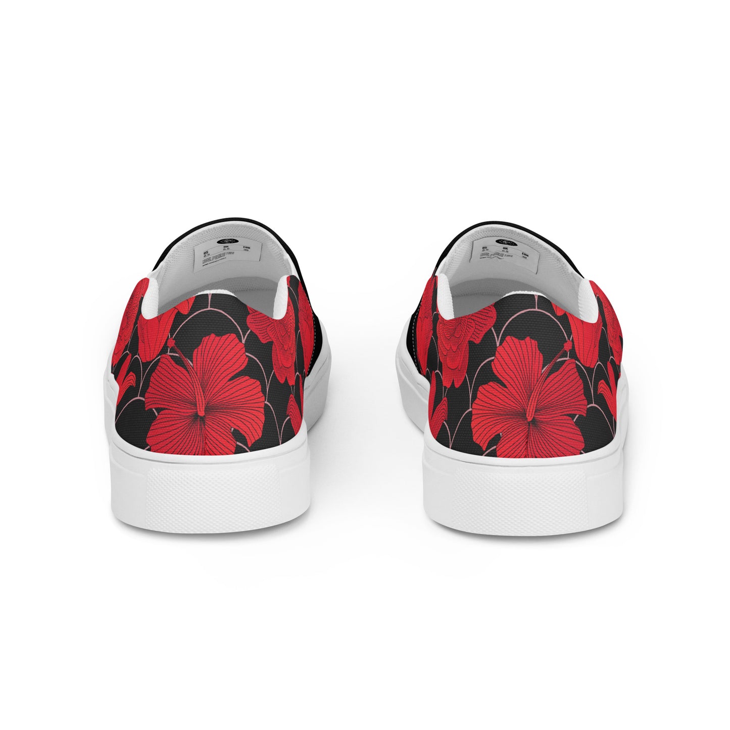 Eden Garden | Women’s Slip-on Canvas Shoes | Red Lily 2Tone