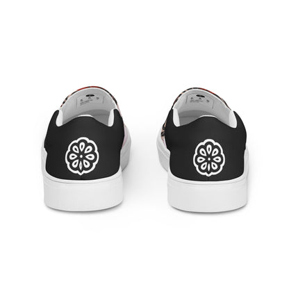 Eden Garden | Women’s Slip-on Canvas Shoes | Kuai Halftone - WildSage Market