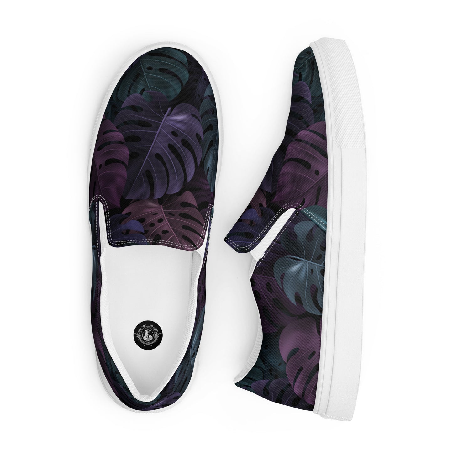 Eden Garden | Women’s Slip-on Canvas Shoes | Dark Forest